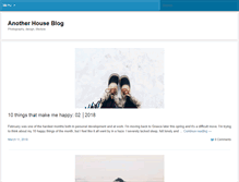 Tablet Screenshot of anotherhouseblog.com